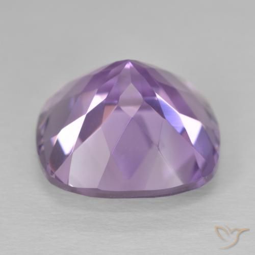 Améthyste Medium Light Purplish-Violet naturelle Coussin, 12.54 ct, VVS-VS