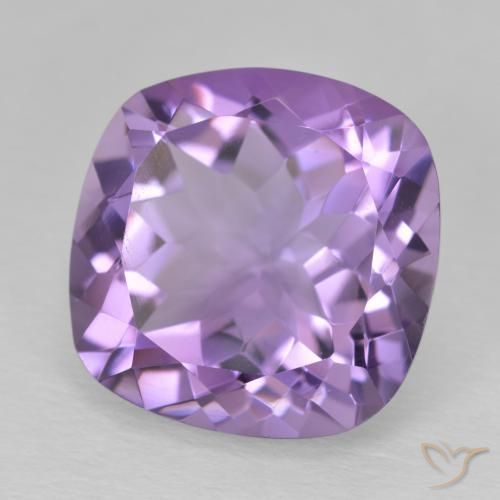 Améthyste Violet foncé naturelle Coussin, 11.56 ct, VVS-VS