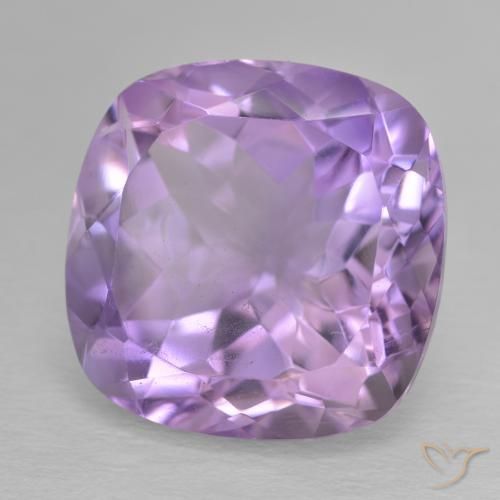 Améthyste Violet foncé naturelle Coussin, 13.39 ct, VS