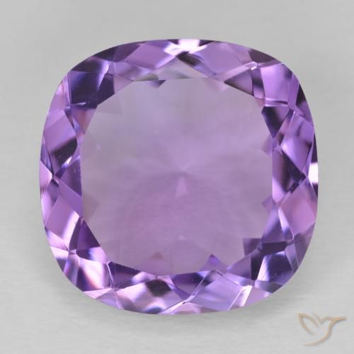 12.20ct Naturel Violet moyen Améthyste, Coussin, VVS-VS