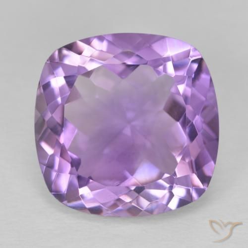 11.79ct Naturel Violet moyen Améthyste, Coussin, VVS-VS
