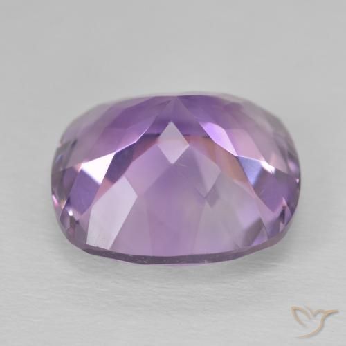 Améthyste Violet moyen naturelle Coussin, 11.79 ct, VVS-VS