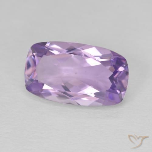 Améthyste Violet foncé naturelle Coussin, 5.56 ct, VVS