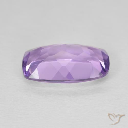 Améthyste Violet foncé naturelle Coussin, 5.56 ct, VVS