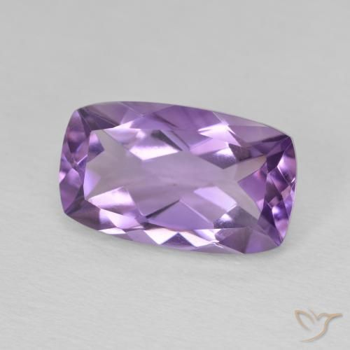 Améthyste Violet foncé naturelle Coussin, 5.80 ct, VVS