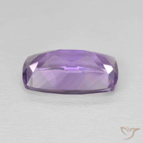 Améthyste Violet foncé naturelle Coussin, 5.80 ct, VVS