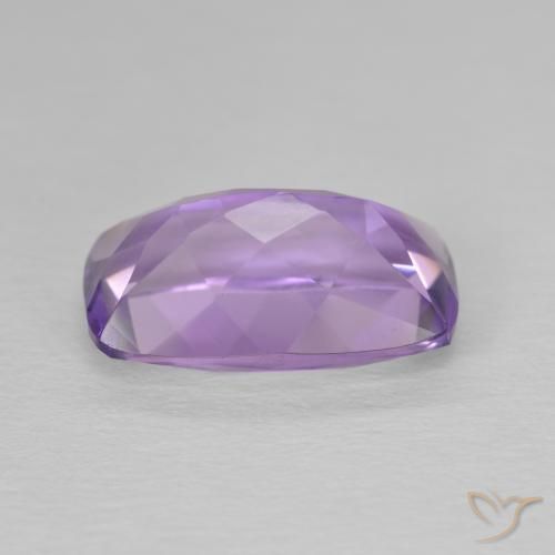 Améthyste Violet moyen naturelle Coussin, 6.12 ct, VVS