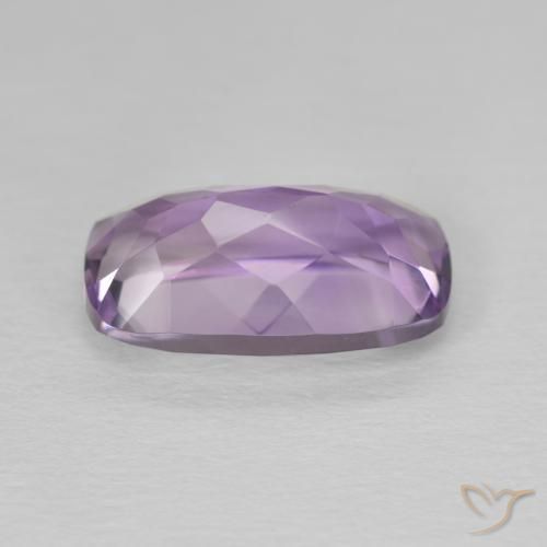 Améthyste Violet iris profond naturelle Coussin, 5.83 ct, VVS