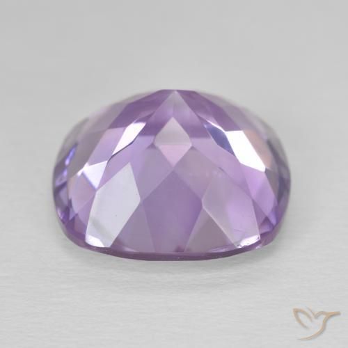 Améthyste Violet moyen naturelle Coussin, 11.54 ct, VVS