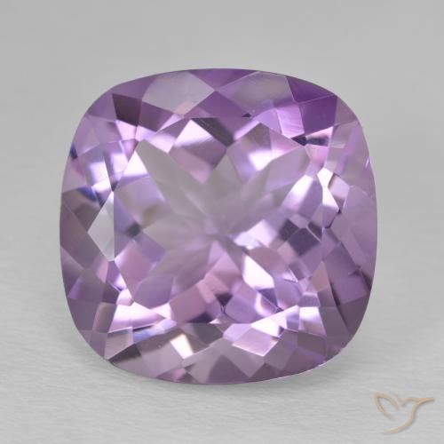 12.55ct Naturel Violet foncé Améthyste, Coussin, VVS