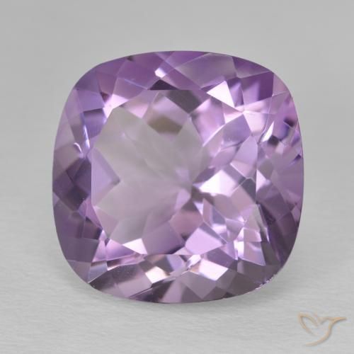 Améthyste Violet foncé naturelle Coussin, 12.55 ct, VVS