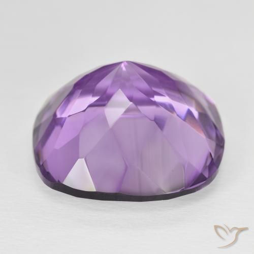 Améthyste Violet Rosâtre naturelle Coussin, 20.07 ct, VVS