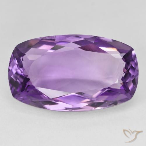 Améthyste Violet intense naturelle Coussin, 19.68 ct, VVS-VS