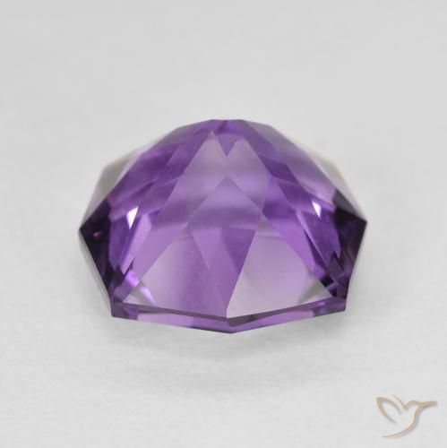 Améthyste Violet violacé naturelle Fantaisie, 5.38 ct, VVS