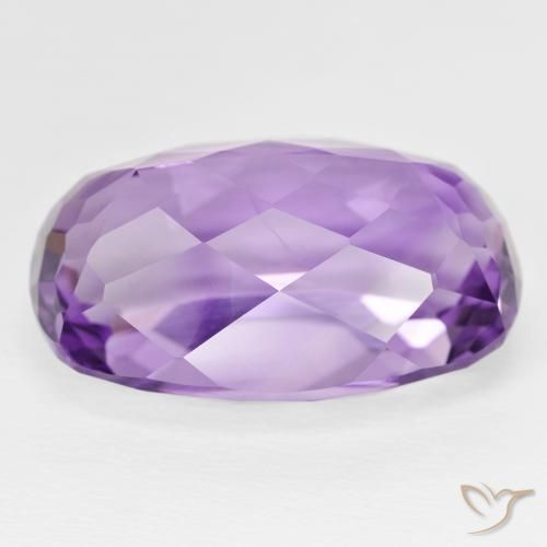 Améthyste Violet vif naturelle Coussin, 32.52 ct, VVS-VS