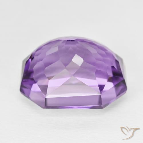 Améthyste Violet moyen naturelle Octogone / coupe Émeraude, 17.11 ct, VVS