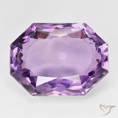 26.72ct Naturel Pourpre violacé profond Améthyste, Taille émeraude, VVS