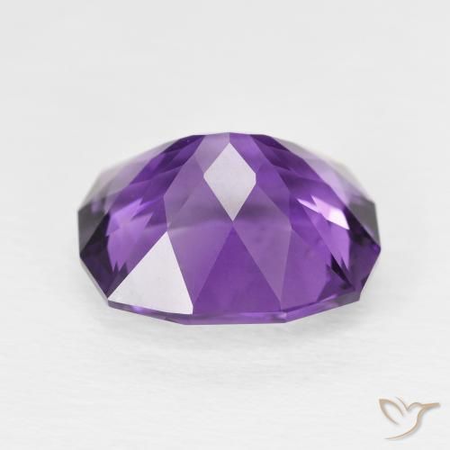 Améthyste Violet intense naturelle Fantaisie, 6.08 ct, VS