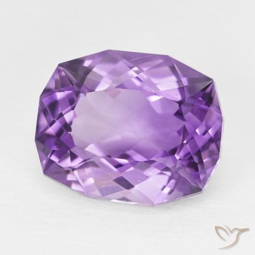 Améthyste Pourpre violacé profond naturelle Fantaisie, 8.84 ct, VVS-VS