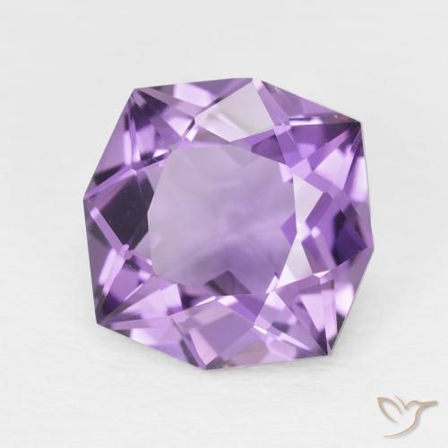 Améthyste Pourpre violacé moyen naturelle Fantaisie, 4.75 ct, VS