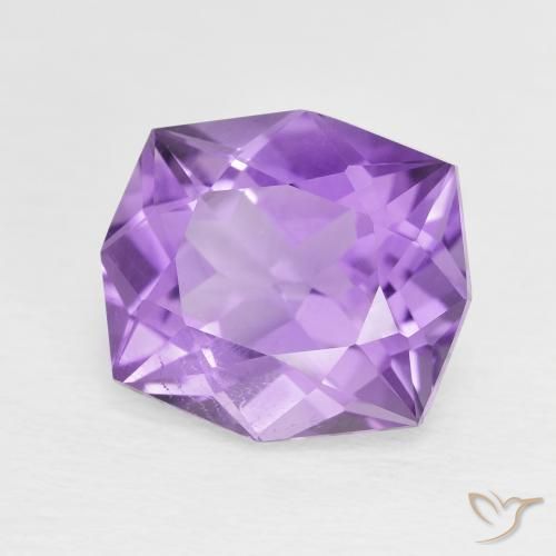 Améthyste Violet foncé naturelle Fantaisie, 5.14 ct, VS