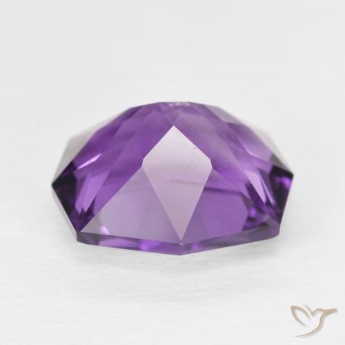 Améthyste Violet vif naturelle Fantaisie, 4.78 ct, VS