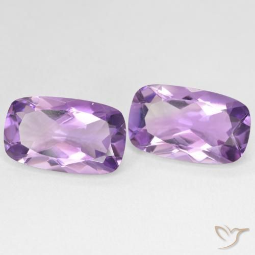 Shop natural 10.79ct Medium Light Purplish-Violet Améthyste gems, Coussin, from Brésil at GemSelect. In stock, global shipping!