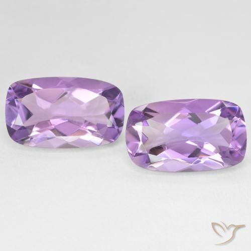 10.83ctw Naturel Medium Light Purplish-Violet Améthyste, Coussin, VS