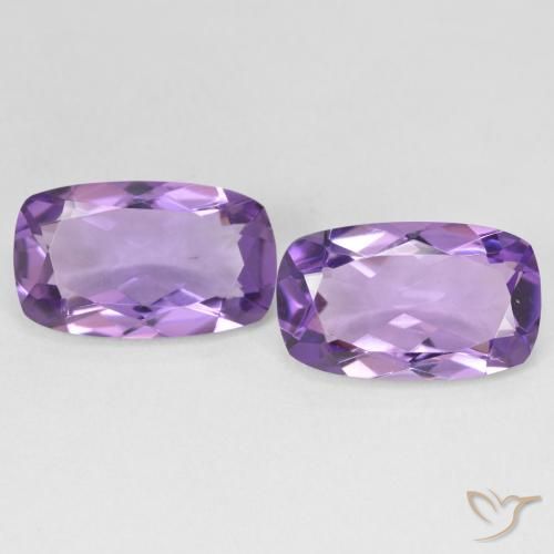 10.04ctw Naturel Medium Light Purplish-Violet Améthyste, Coussin, VS