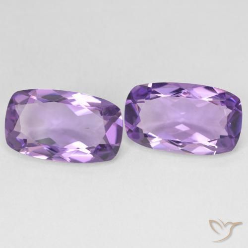 Shop natural 10.04ct Medium Light Purplish-Violet Améthyste gems, Coussin, from Brésil at GemSelect. In stock, global shipping!