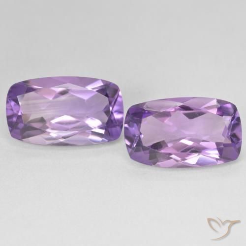 11.30ctw Naturel Medium Light Purplish-Violet Améthyste, Coussin, VS