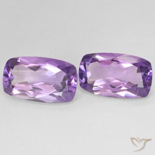 Shop natural 11.30ct Medium Light Purplish-Violet Améthyste gems, Coussin, from Brésil at GemSelect. In stock, global shipping!
