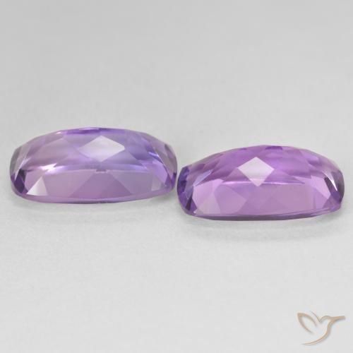 Shop natural 11.30ct Medium Light Purplish-Violet Améthyste gems, Coussin, from Brésil at GemSelect. In stock, global shipping!