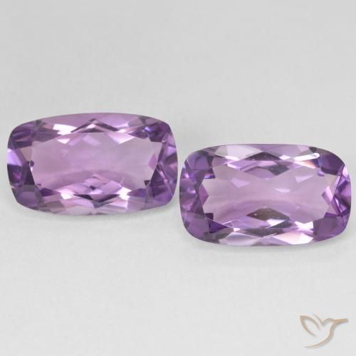 Shop natural 11.30ct Medium Light Purplish-Violet Améthyste gems, Coussin, from Brésil at GemSelect. In stock, global shipping!