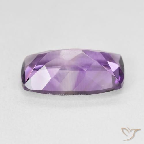 Améthyste Light-Medium Violet naturelle Coussin, 5.73 ct, VVS