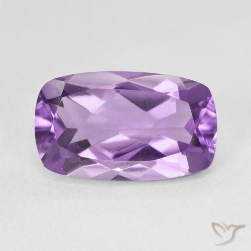 5.66ct Naturel Light-Medium Violet Améthyste, Coussin, VVS