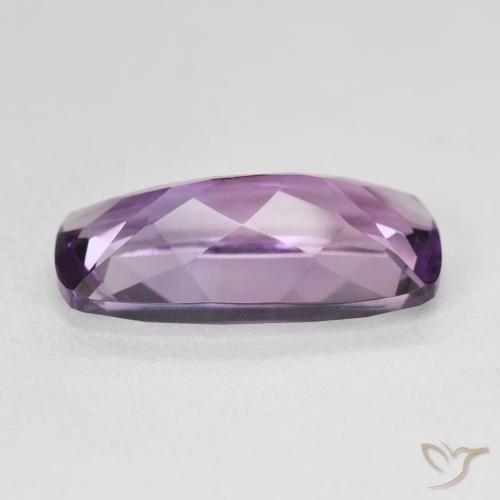Améthyste Light-Medium Violet naturelle Coussin, 6.91 ct, VVS