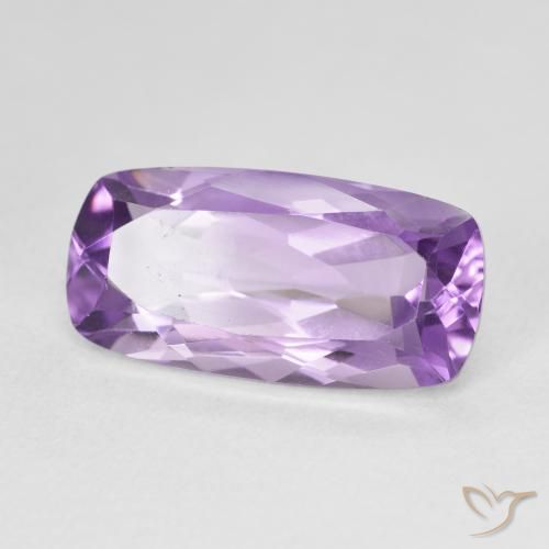 Améthyste Violet iris profond naturelle Coussin, 7.95 ct, VVS