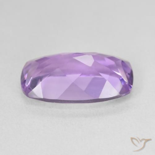 Améthyste Violet moyen naturelle Coussin, 5.38 ct, VVS-VS
