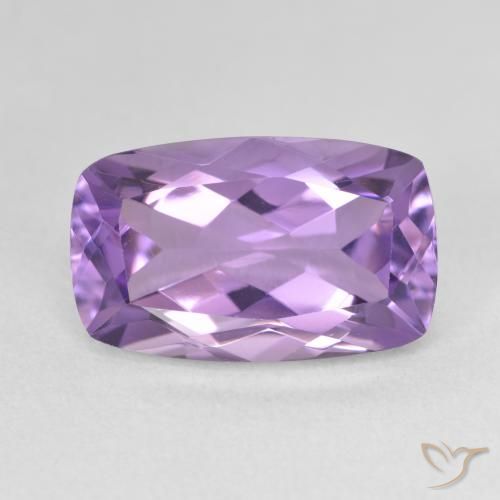 6.39ct Naturel Violet moyen Améthyste, Coussin, VVS-VS