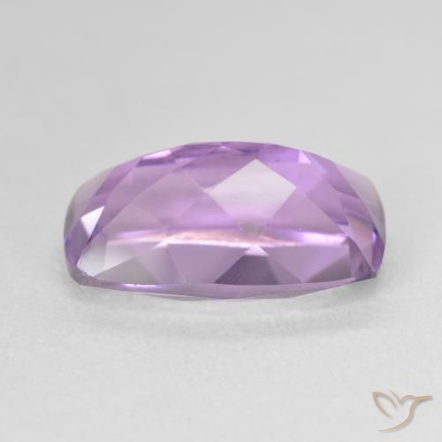 Améthyste Violet moyen naturelle Coussin, 6.39 ct, VVS-VS