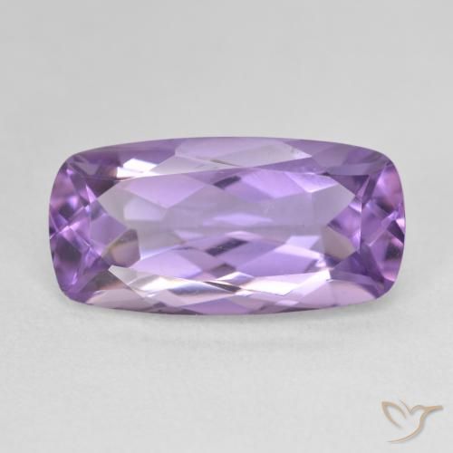 Améthyste Violet Rosâtre naturelle Coussin, 7.87 ct, VVS-VS