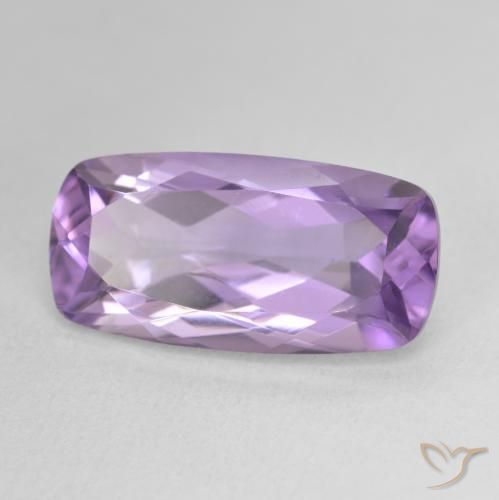 Améthyste Violet Rosâtre naturelle Coussin, 7.87 ct, VVS-VS