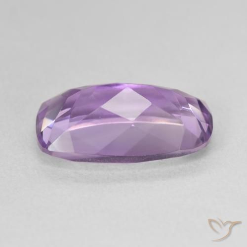 Améthyste Violet Rosâtre naturelle Coussin, 5.78 ct, VVS-VS