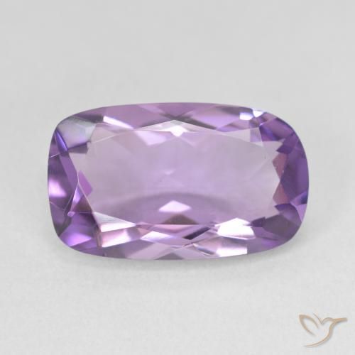 5.17ct Naturel Medium Light Purplish-Violet Améthyste, Coussin, VVS-VS