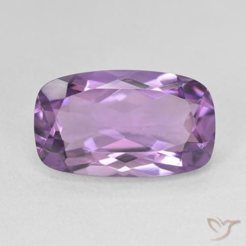 5.54ct Naturel Medium Light Purplish-Violet Améthyste, Coussin, VVS-VS
