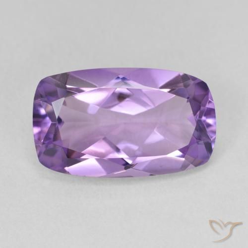 Améthyste Violet Rosâtre naturelle Coussin, 5.73 ct, VVS-VS