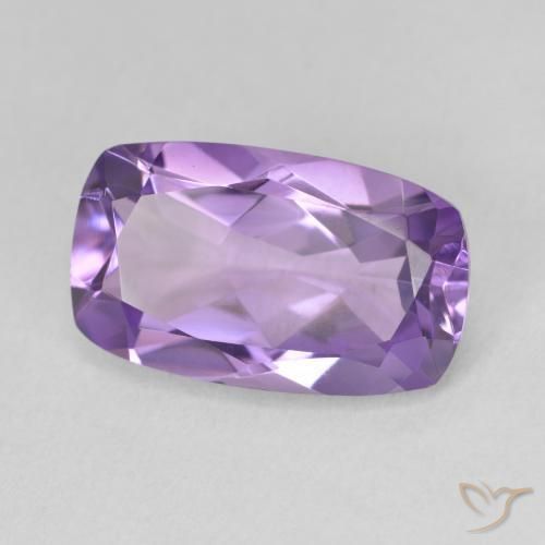 Améthyste Violet Rosâtre naturelle Coussin, 5.73 ct, VVS-VS