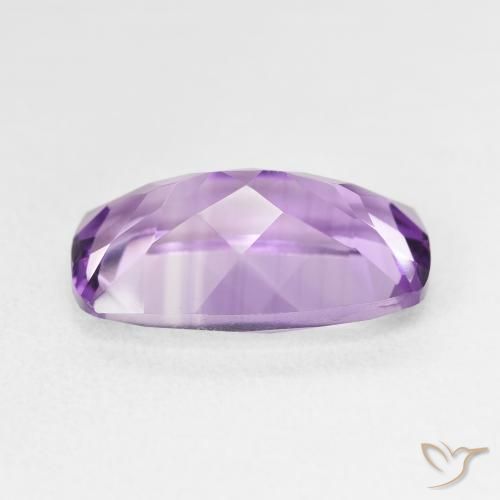 Améthyste Violet violacé naturelle Coussin, 5.64 ct, VVS
