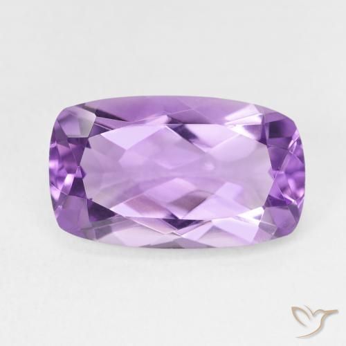 5.92ct Naturel Medium Light Purplish-Violet Améthyste, Coussin, VVS